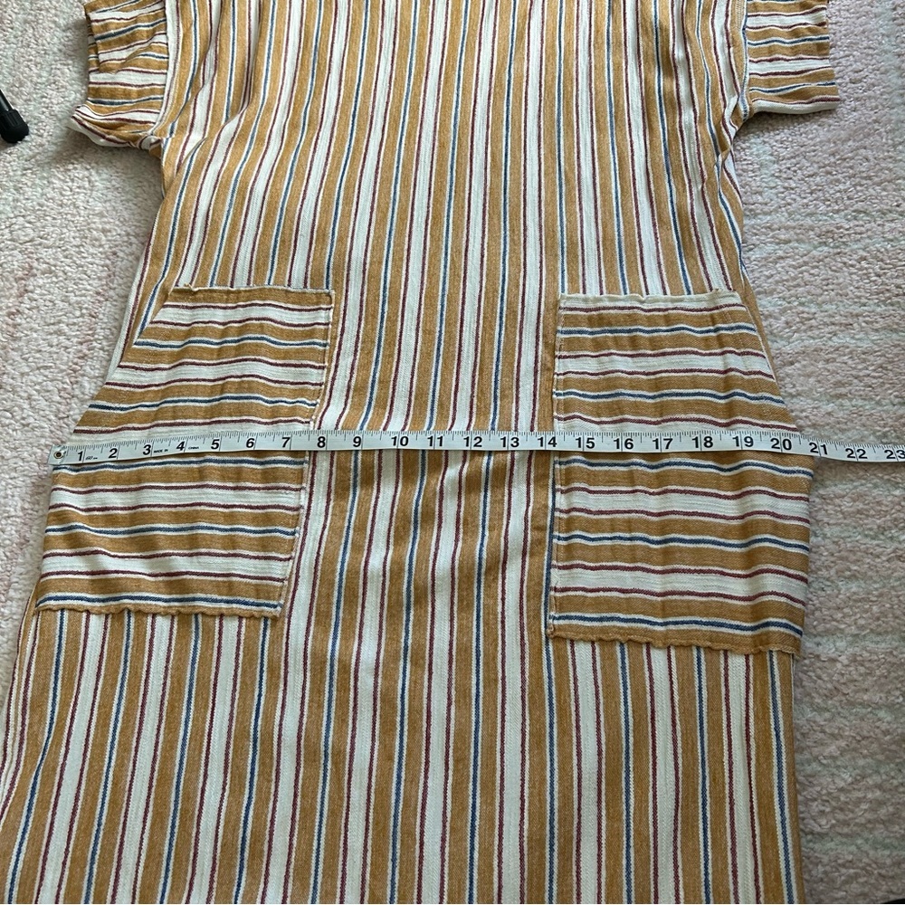 Free People Beach Marguerite Maxi Tee Dress Striped Size Large - Picture 9 of 15
